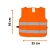 Жилет сигнальный детский (накидка), 2 кл., размер S (6-12 лет), цвет оранжевый 